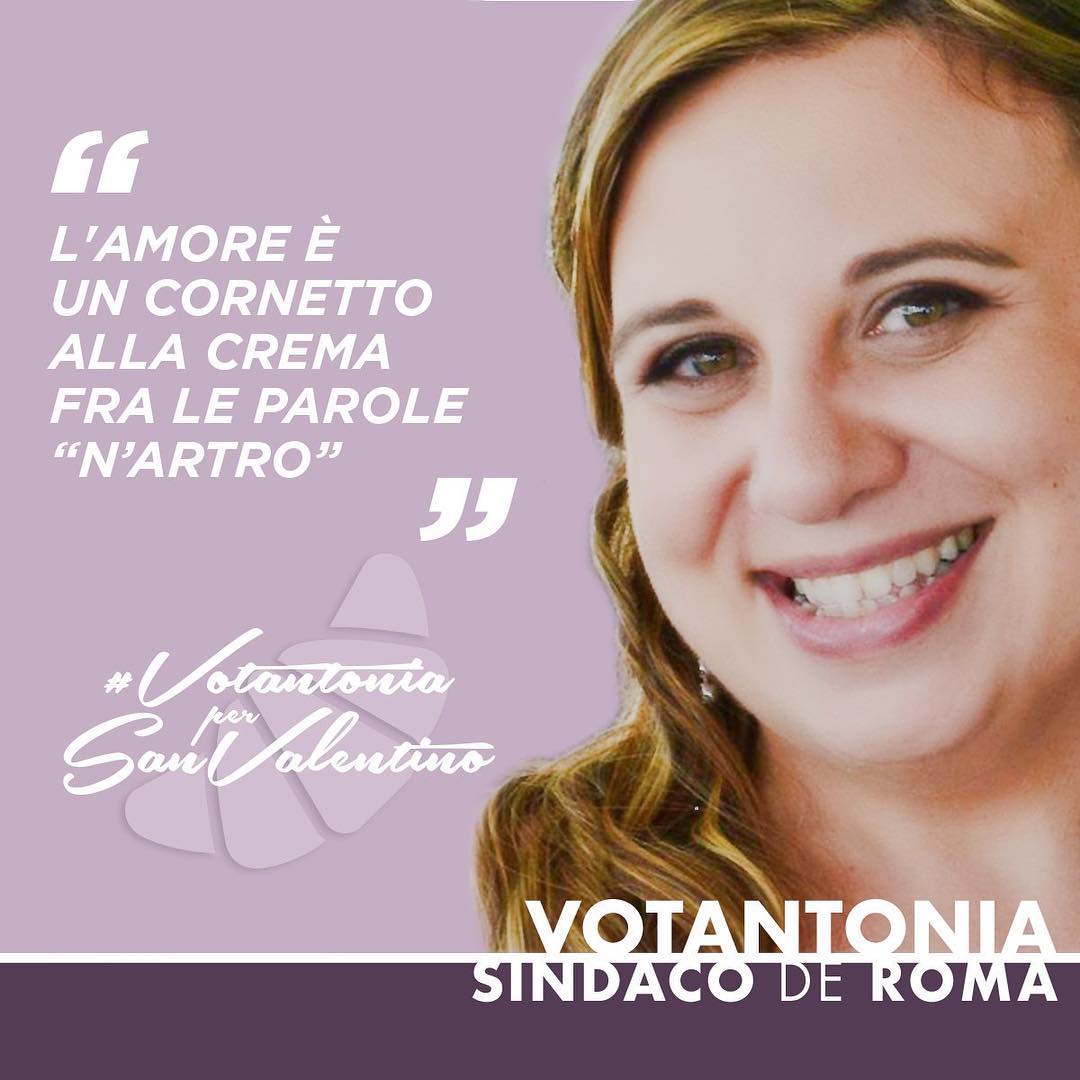 L’amore è un cornetto alla crema fra le parole “n’artro”… #Votantonia per #SanValentino #ValentinesDay