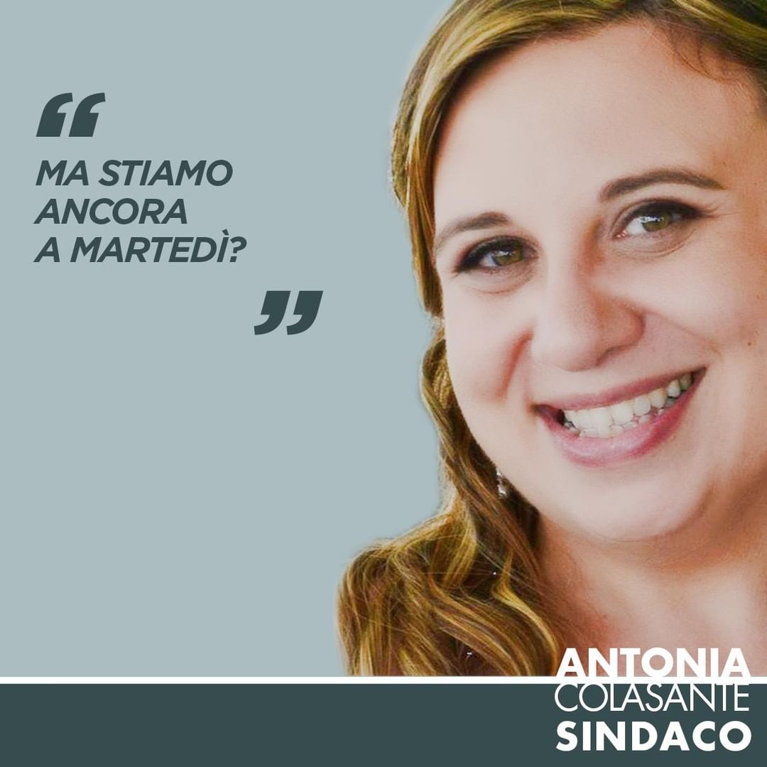 Un Sindaco con una perfetta gestione del tempo…⠀ ⠀ #votantonia #therealvotantonia #martedi